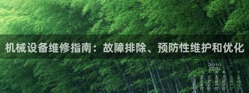 杏盛东24 35 53：机械设备维修指南：故障排除、预防性维护和优化